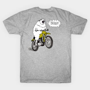 Braap Motorcycle Biker Lamb Tasty MotorManiac T-Shirt